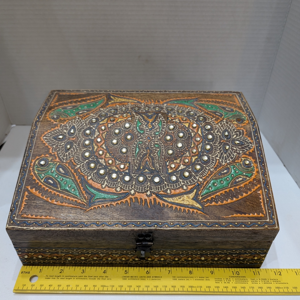 Intricately Designed Wooden Box